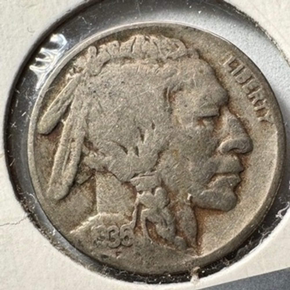 1936‎ Buffalo Nickel Five Cents Coin Indian Head Bison Coin